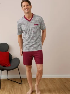 Pyjamas courts jersey fin