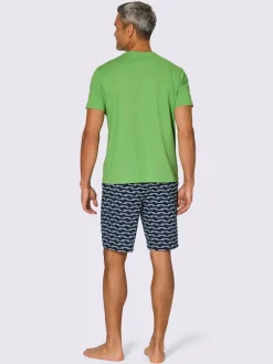 Pyjamas courts jersey fin