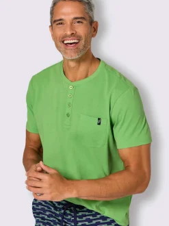 Pyjamas courts jersey fin