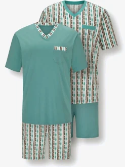 Pyjamas courts jersey fin