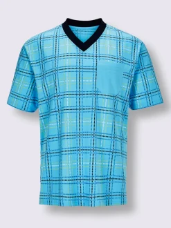 Pyjamas courts jersey fin