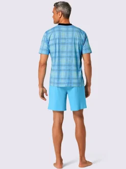 Pyjamas courts jersey fin
