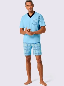 Pyjamas courts jersey fin
