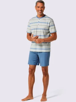 Pyjamas courts jersey fin