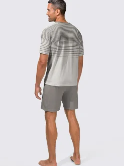 Pyjamas courts jersey fin