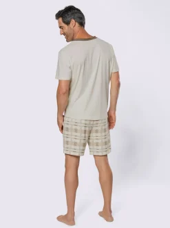 Pyjamas courts jersey fin