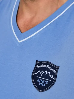 Pyjama-t-shirt jersey fin
