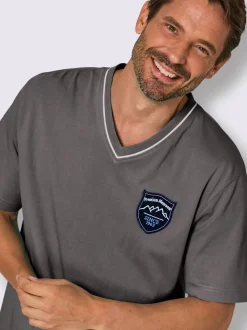 Pyjama-t-shirt jersey fin