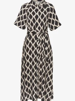 Robe-chemisier robe d'été à petit col chemisier