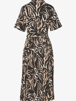 Robe-chemisier robe d'été à petit col chemisier