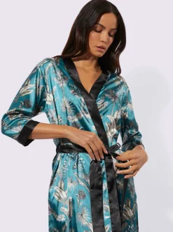 Robe de chambre satin
