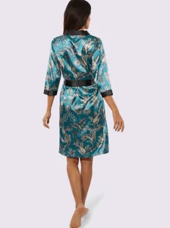 Robe de chambre satin