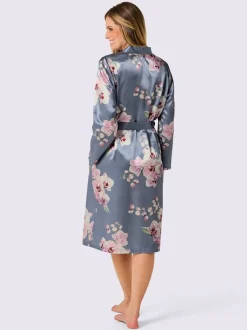 Robe de chambre satin