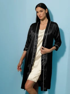 Robe de chambre satin