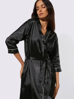 Robe de chambre satin