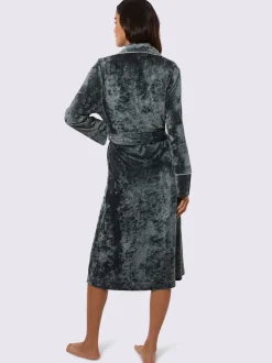 Robe de chambre velours ras