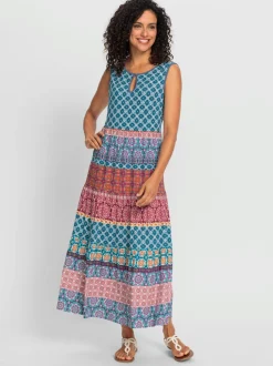 Robe à effet étagé avec viscose (ecovero)