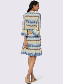 Robe à effet étagé viscose douce et fluide