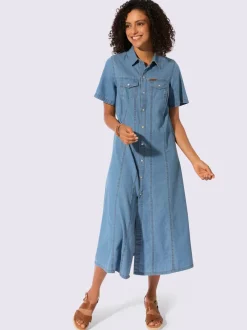 Robe en jean pur coton