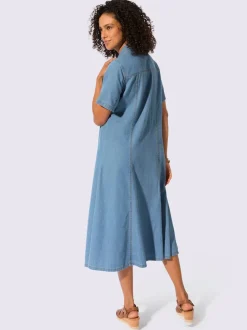 Robe en jean pur coton