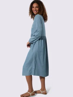 Robe en jean pur coton
