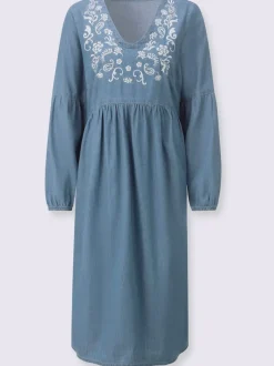 Robe en jean pur coton