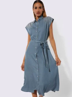 Robe en jean qualité lyocell