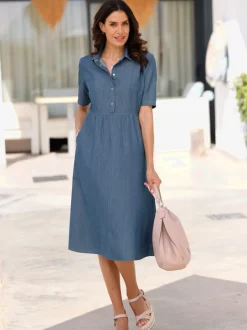 Robe en jean toucher doux