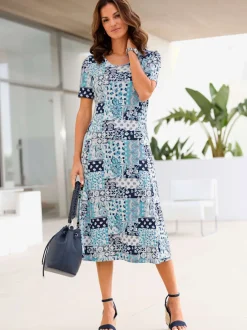 Robe en jersey avec viscose (ecovero)