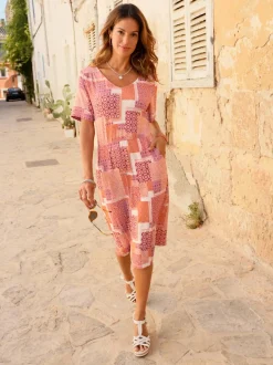 Robe en jersey coupe affinante