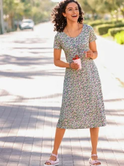 Robe en jersey coupe affinante