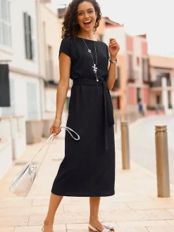 Robe en jersey coupe affinante