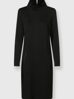 Robe fourreau grand col roulé