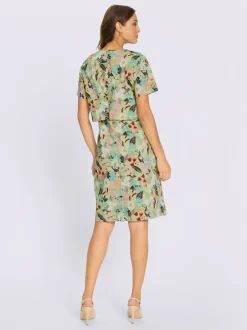 Robe imprimée aspect 2 en 1