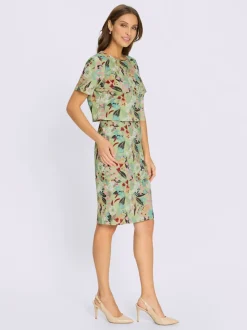 Robe imprimée aspect 2 en 1