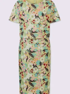 Robe imprimée aspect 2 en 1