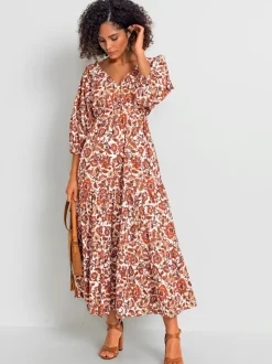 Robe imprimée qualité tissée