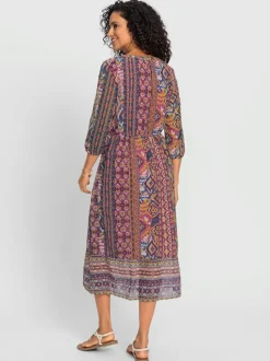 Robe imprimée qualité tissée