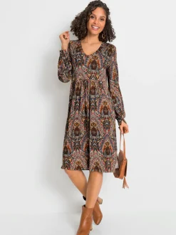 Robe imprimée 95% viscose