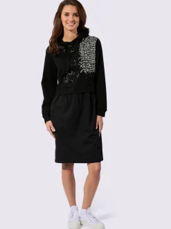 Robe sweat coupe affinante