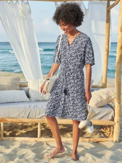 Robe évasée qualité tissée