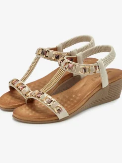 Sandales brides élastiques pour un confort optimal