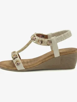Sandales brides élastiques pour un confort optimal