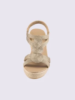 Sandales matière textile agréable à porter