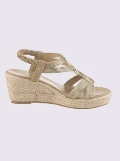 Sandales matière textile agréable à porter