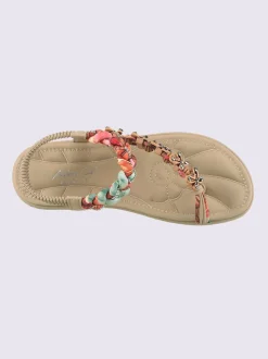 Sandales matière textile agréable à porter