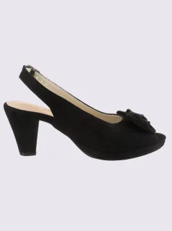 Sandales textile doux en synthétique velours