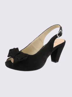 Sandales textile doux en synthétique velours