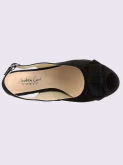 Sandales textile doux en synthétique velours