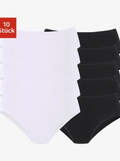 Slips jazz lot de 10 panties pratiques